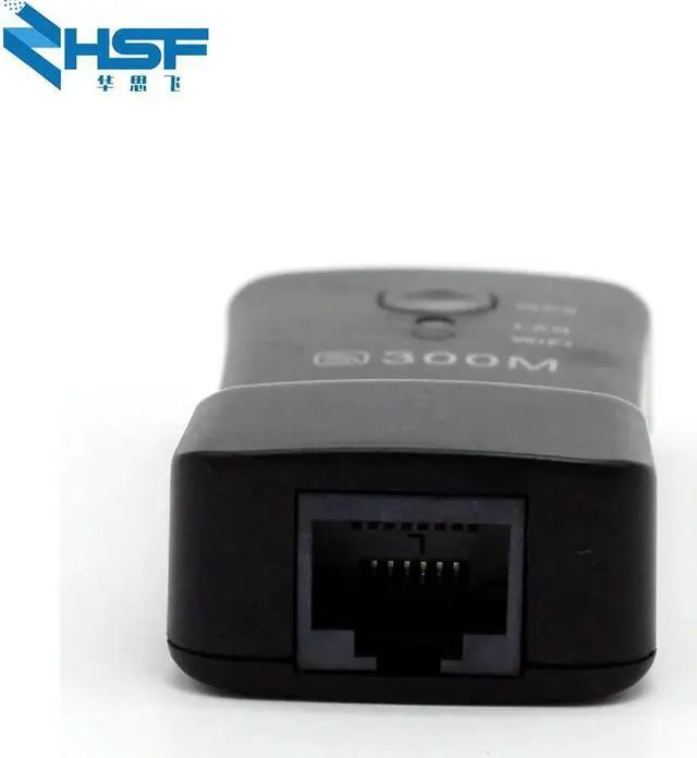 Alt view image 2 of 5 - 300Mpbs USB Portable Wireless WiFi Smart TV Network Adapter Universal HD TV RJ45 Repeater AP WPS for LG Sony TV