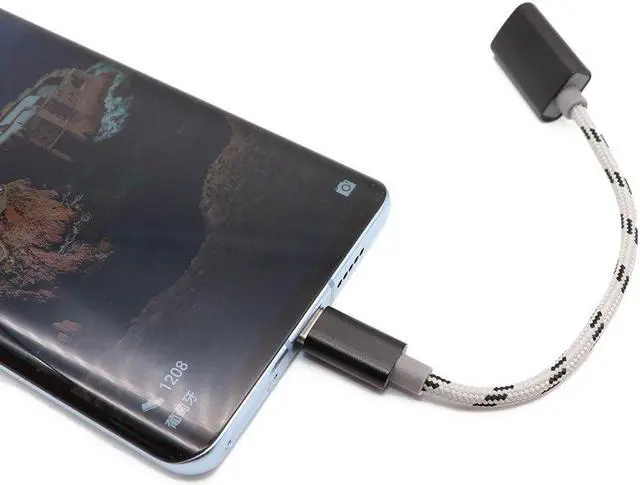 Alt view image 4 of 4 - USB OTG Cable Type C OTG Cable Gaming OTG Adapter Cellphone Game Mouse Keyboard Connector for  for