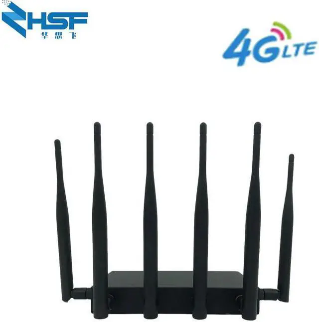 Alt view image 5 of 5 - 4G dual SIM card router 300Mbps wireless router 4GCPE WIFI router 4G LTE router VPN PPTP L2TP openwrt (with SIM card)