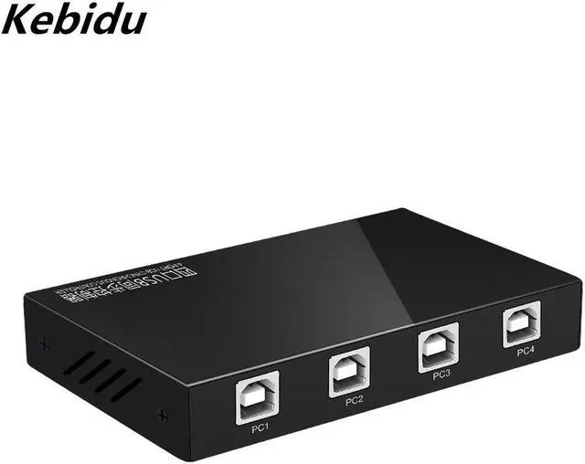 Main image of Adapter Stable Transfer Switch Durable Data 4 Port VGA Splitter Video Cable Laptop Anti-interference Synchronization