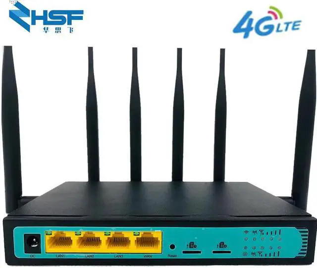 Alt view image 5 of 5 - 3G4G LTE dual SIM card router industrial grade cpe router 4G LTE modem WiFi router with dual SIM card slot LAN port VPN 32 users