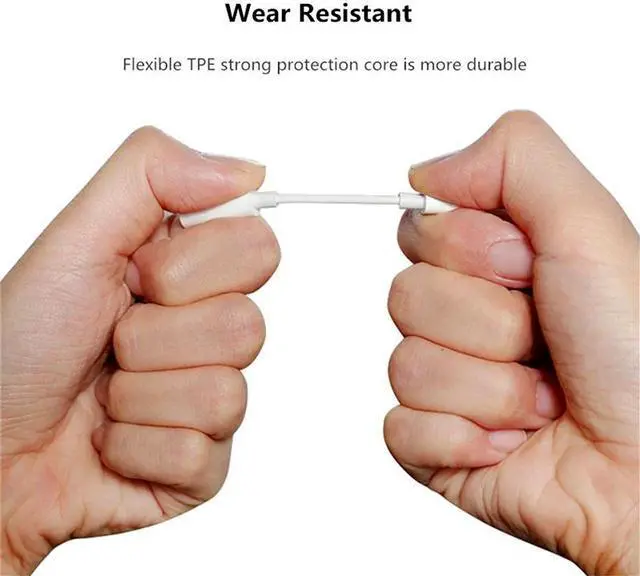 Alt view image 5 of 5 - 3.5mm Jack Audio Cable Adapter for iPhone X XS Max 8 7 Plus  Earphone Aux Splitter Headphone 12 IOS Syetem Converter Accessories