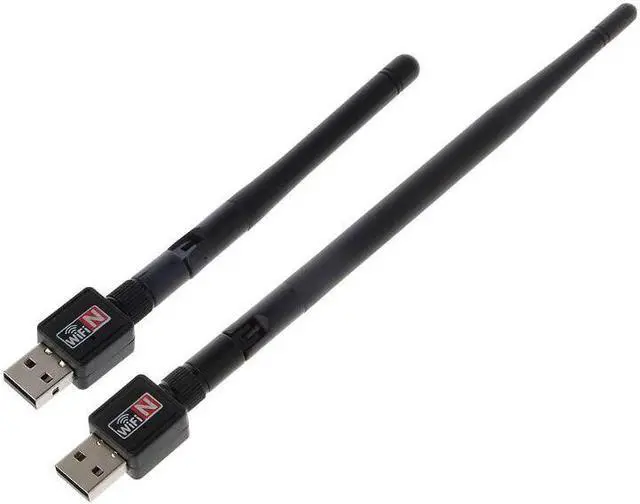 Alt view image 2 of 5 - Adapter 150Mbps Antenna Card PC Wi-fi Receiver Wireless Adaptador Card Amplifier Wi Fi Receiver Adapter