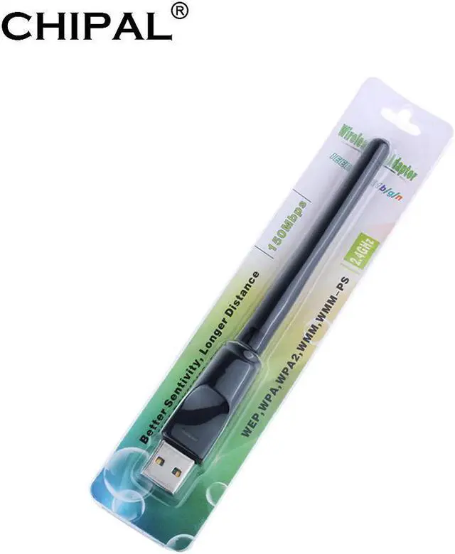 Main image of 150Mbps Wireless Network Card Mini USB WiFi Adapter LAN Wi-Fi Receiver Dongle Antenna 802.11 b/g/n for PC Windows Mac