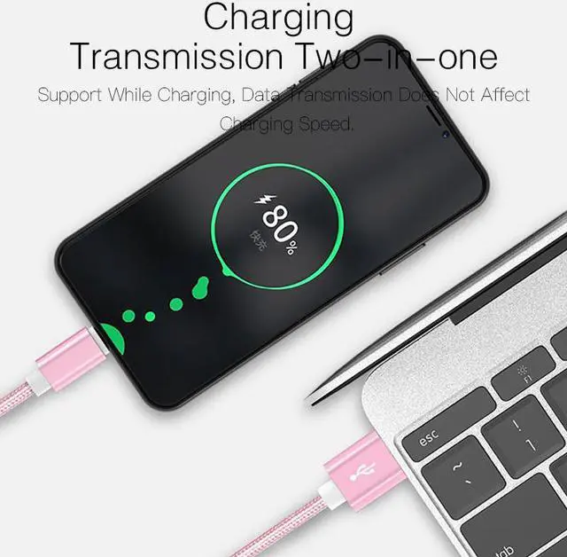 Alt view image 3 of 5 - C Usb Cable Tipo C charger 2.4A Fast Charging Cord USB For  P30 Pro P20 Lite For  Galaxy A70 50 S10 Note 10 S9