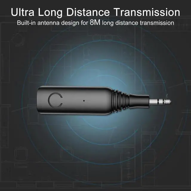 Alt view image 4 of 5 - Bluetooth 5.0 QCC3005 Aptx Low Latency RCA Aux 3.5mm Stereo Music Receiver Mini Wireless Handsfree MP3 Audio Adapter