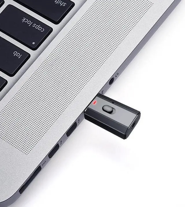 Alt view image 4 of 5 - 5.0 Receiver And Transmitter With Microphone Bluetooth Audio Receiver For Headphones Tv 3.5 Aux Jack Stereo Music Adapte