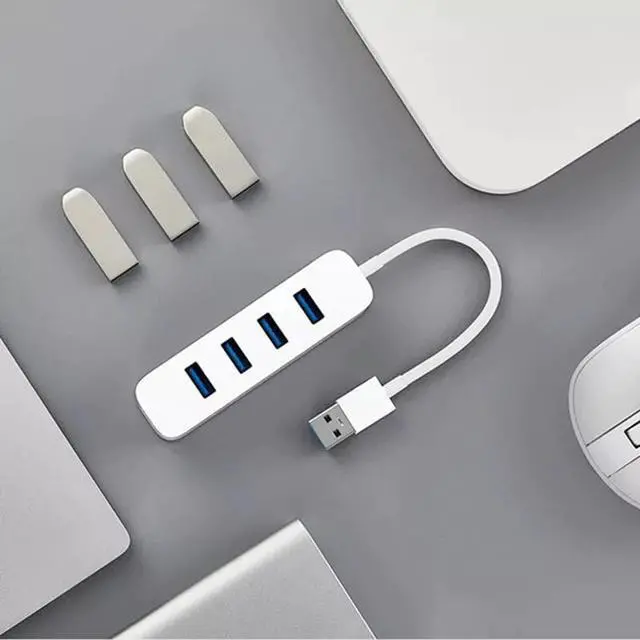 Alt view image 5 of 5 - USB3.0 Hub 4 Ports with Stand-by Power Supply Interface USB Hub Extender Extension Connector Adapter For Tablet Computer