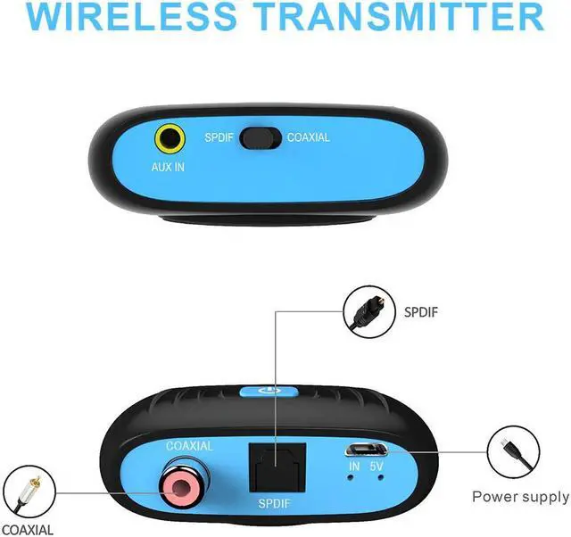 Alt view image 3 of 5 - 5.0 HIFI APTX LL Low Latency Receiver Wireless Digital Coaxial Optical SPDIF Audio Adapter