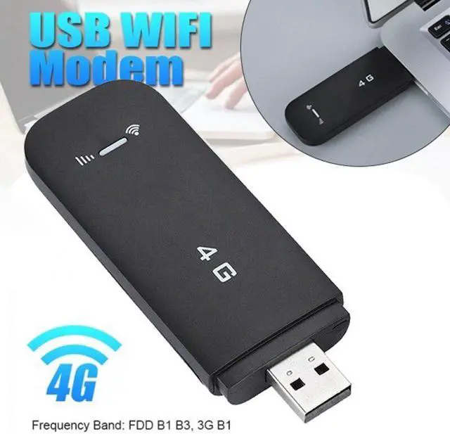 Alt view image 4 of 5 - 4G LTE USB Modem Network Adapter Wireless USB 150Mbps Network Card with WiFi Hotspot SIM Card