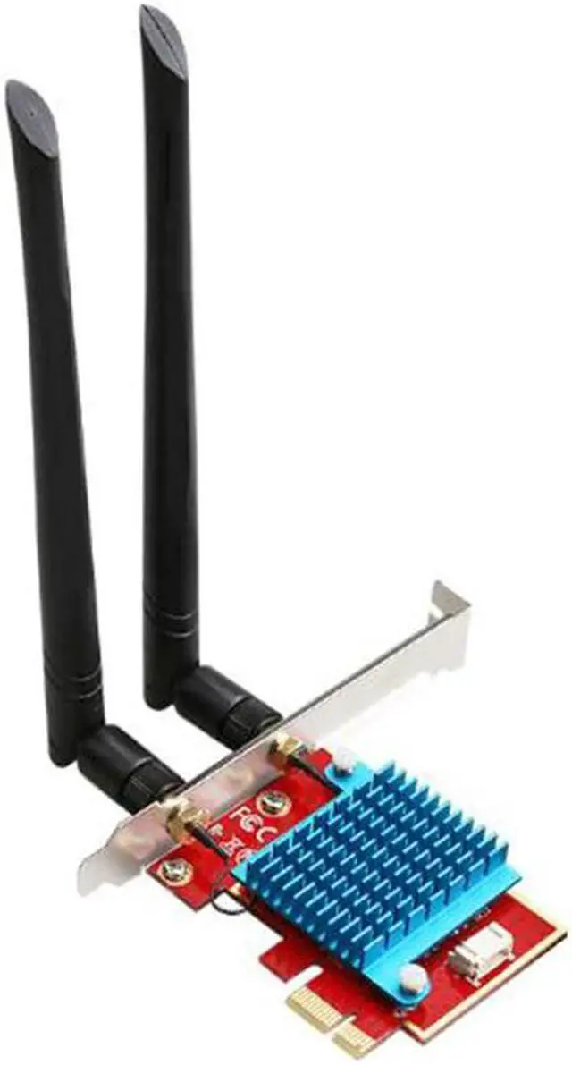 Alt view image 3 of 5 - Band WiFi 6 Wireless Adapter AC 3000Mbps  AX200 Bluetooth 5.0 Wi-Fi Card with Heatsink for Windows 10