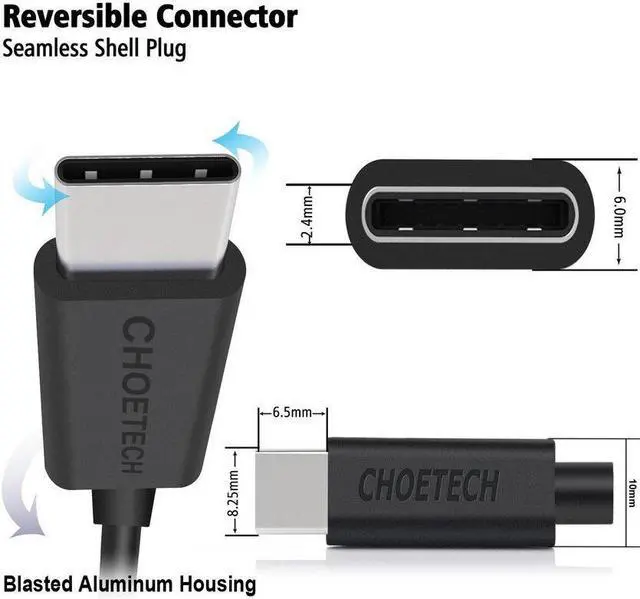 Alt view image 5 of 5 - USB Type C Cable Mole Phone Charging Cable for Mi 9t Fast Charging Type C Cable for USB Type-C Devices