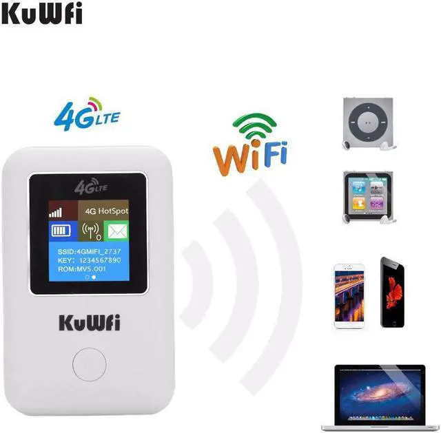 Alt view image 2 of 5 - 4G Wifi Router Portable 3G/4G SIM Card Router Unlocked Portable Pocket Wi-fi Hotspot Card Wi-fi Router With Sim Card Slot