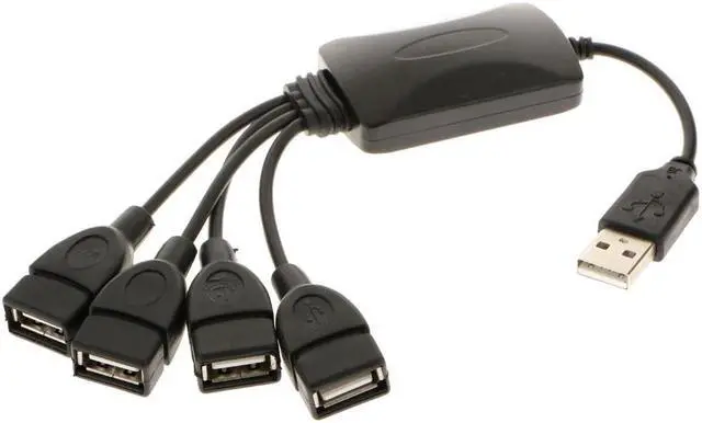 Alt view image 2 of 5 - Octopunch 4 Port USB 2.0 HUB Laptop PC Splitter Adapter Cable for Windows XP/2000/98 Computer
