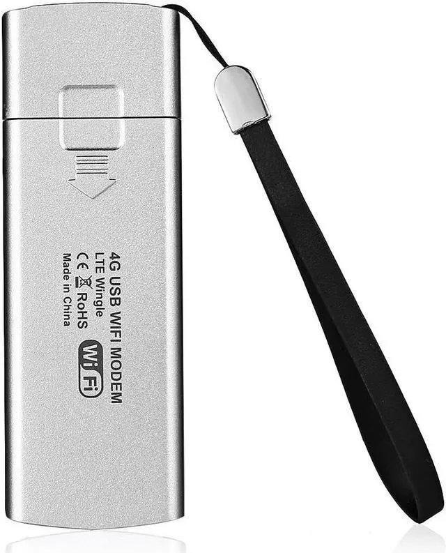 Alt view image 3 of 5 - 4G LTE USB WiFi Modem Router 3G Wifi Router Network Adapter Dongle with SIM Card Slot Mobile Wifi Hotspot