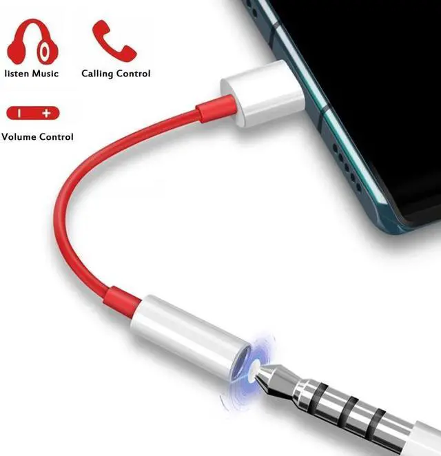 Alt view image 2 of 5 - 2PCS Type C To 3.5mm Jack Earphone Charger Adapter Audio Splitter USB-C To 3.5 AUX Audio Cable For   Phone MP3/4
