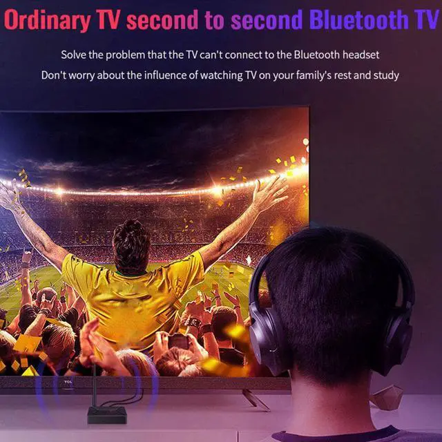 Alt view image 3 of 5 - Bluetooth 5.0 Audio Transmitter 3.5mm AUX Jack Optical Fiber Coaxial Wireless Adapter 10M for Headphones Speaker Hot Sale