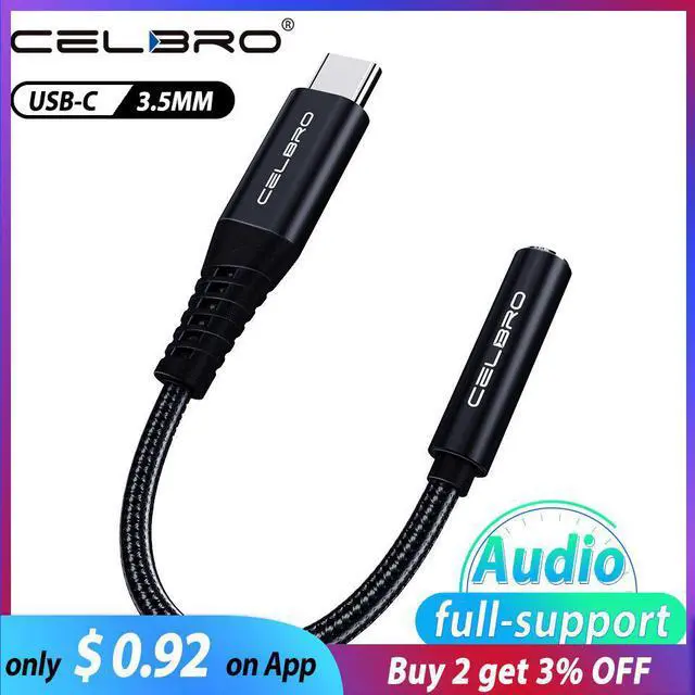 Main image of 2020 For  Note 10 S20 Type C 3.5mm Jack 3.5 Aux Usb Cable Adapter Audio Cable Adaptor Usb C To 3.5 MM For  Mi 9 Pro