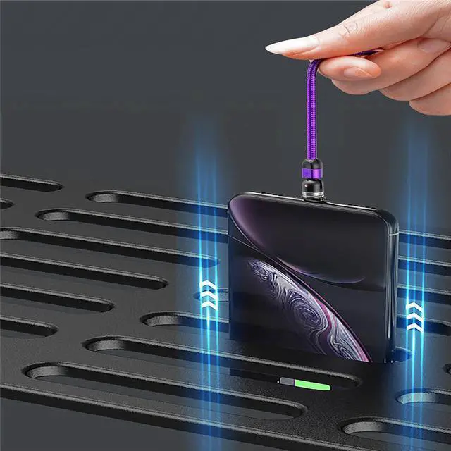 Alt view image 3 of 5 - 2020 New Design 360°/180° Rotation Fast Charging Magnetic Quick Charger Cable For IOS 6 8 X XS 11Type-c Micro USB USB-C 1M 2M