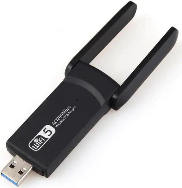 Alt view image 3 of 5 - 3.0 1200Mbps Wifi Adapter Dual Band 5Ghz 2.4Ghz 802.11Ac Rtl8812Bu Wifi Antenna Dongle Network Card For Laptop Desktop