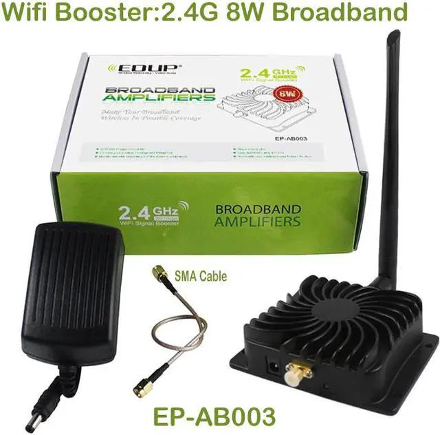 Alt view image 5 of 5 - 8W/4W 2.4G 5G wifi booster signal repeater broadband Wifi amplifiers For Wireless Router SMA Antenna adapter wifi repetidor meta