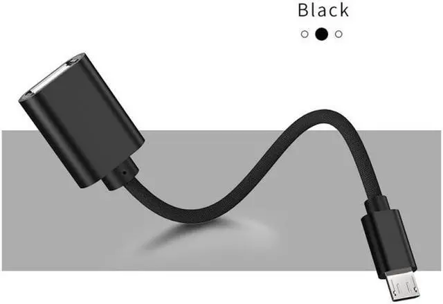 Alt view image 2 of 5 - 1pc Type-c Micro USB Male To Female Converter Cable For   OTG Cable Adapter Laptop Connect Accessories Durality