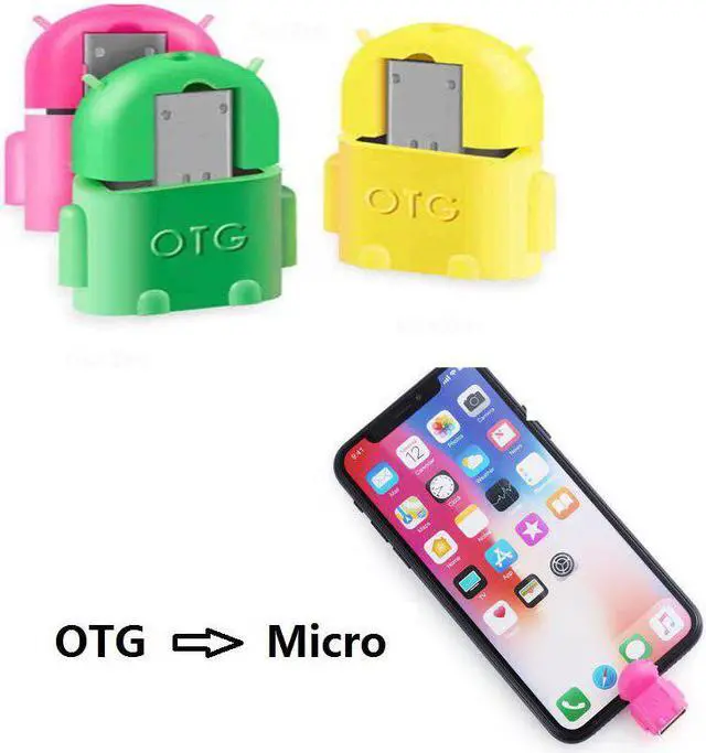 Main image of 2pcs OTG Micro USB OTG Cable Adapter 2.0 Converter For Mole Phone Android USB Tablet Pc to Flash Drive Mouse OTG Hub