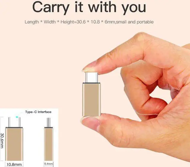 Alt view image 3 of 5 - Type C Adapter USB-C OTG To lighting Cable  Sync USB C Charging Connector For  P20 P30 Pro  Converter