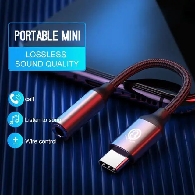 Main image of Type C To 3.5mm Audio Cable AUX Headphone Adapter For  Mate20pro  Portable Usb-C Jack Audio Cable Dropshipping
