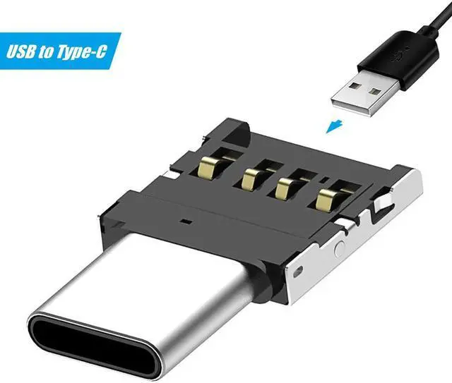 Main image of C Adapter To Micro USB Connector USB 5Pin OTG Adapter Connector For Android Tablet USB  C Cable Flash Disk 10 Pcs/lot