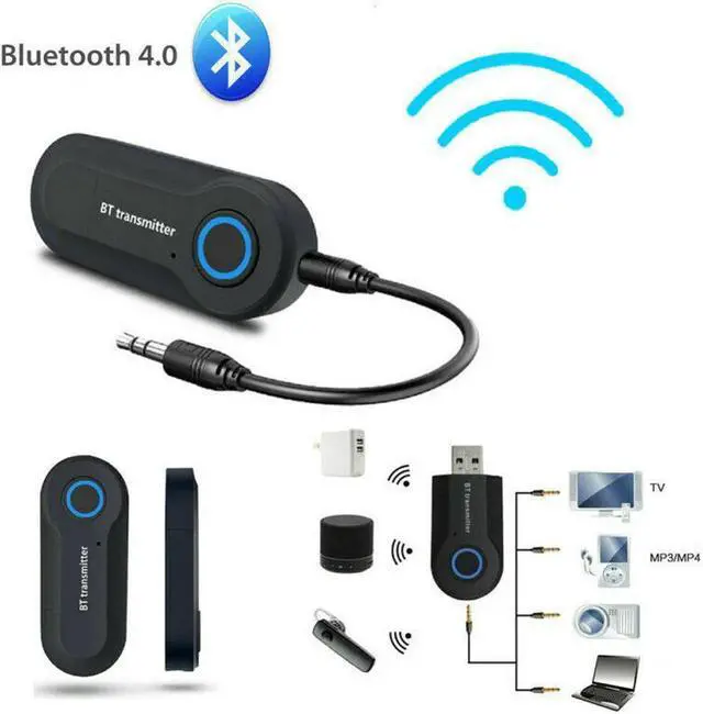 Main image of Wireless Bluetooth 4.1 Receiver Adapter 3.5mm Jack Audio Transmitter Handsfree Call Phone Aux Music Receiver TV MP3