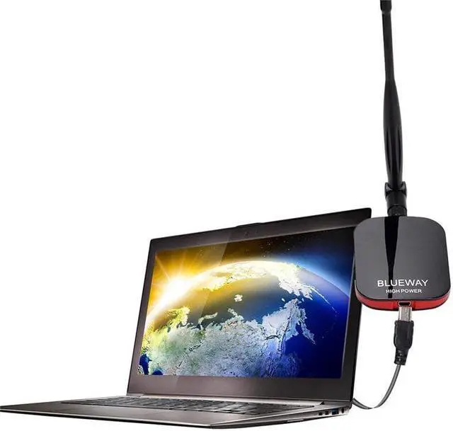 Alt view image 3 of 5 - power WIFI Adapter Wifi Network Card 3000MW 8192FU Wireless WiFi USB Receiver/Adapter with 5dbi anenna 1Set