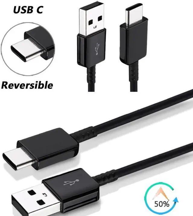 Alt view image 2 of 5 - Original 20/120/150CM USB Type C Cable Fast Charge  Line For  Galaxy S10 9 8 Plus A5 A7 2017 Note 10 8  9 8 6 5