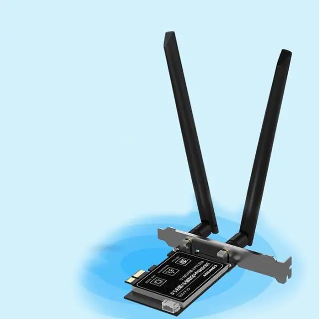 Alt view image 3 of 5 - band 2400Mbps Wifi 6 AX200NGW PCI-E 1X Wireless Adapter 2.4G/5Ghz 802.11ac/ax Bluetooth 5.0 For AX200 Network Card