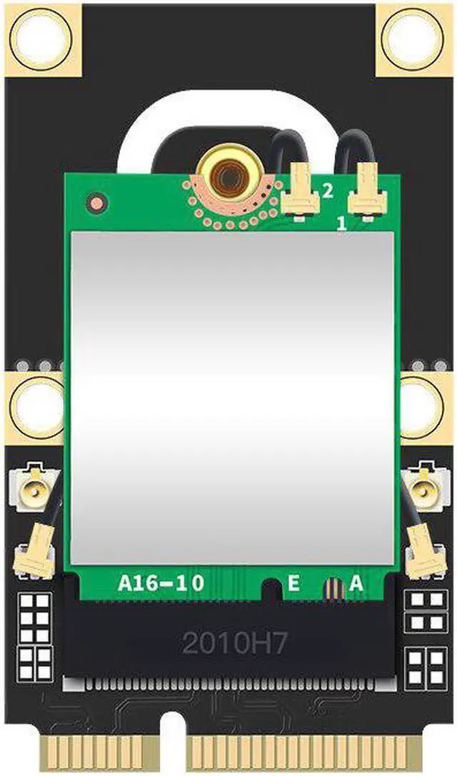 Alt view image 3 of 5 - M.2 NGFF To Mini PCI-E Wireless Adapter Converter With IPEX 4 Antenna For M.2 Wifi Bluetooth Card For AX200 BCM94352Z DW1560