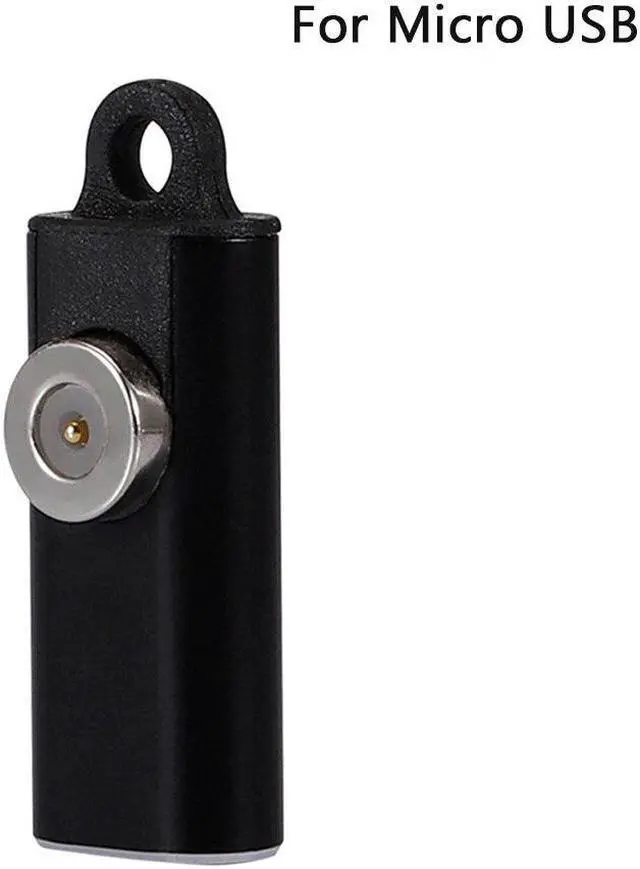 Alt view image 3 of 5 - For Phone Magnetic Adapter Connector With LED Indicator Charging Cable Mini Portable Micro USB Type C 2.4A Current