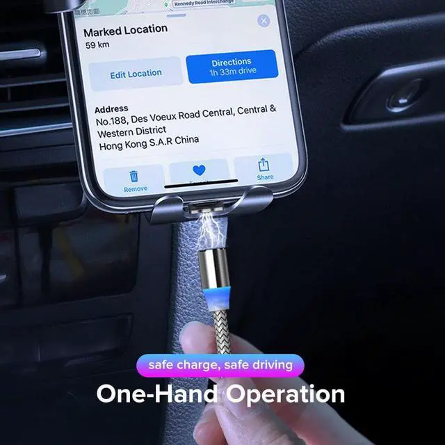 Alt view image 5 of 5 - Micro USB Type C Cable 1m 2m Magnet Charger Cabo for  Mi 10 9 Redmi K30 Pro USB-C Charging Wire for