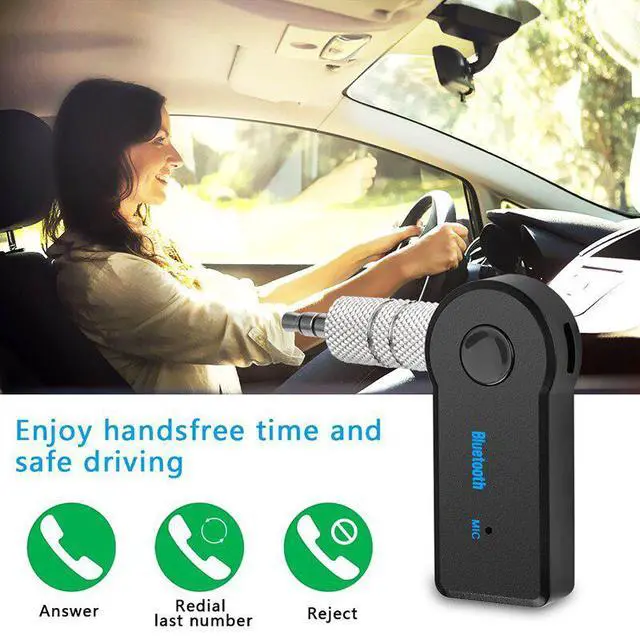 Alt view image 5 of 5 - 2 in 1 Wireless Bluetooth 5.0 Receiver Transmitter Adapter 3.5mm Jack For Car Music Audio Aux A2dp Headphone Reciever Handsfree