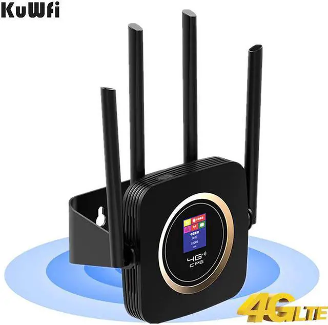 Alt view image 3 of 5 - 4G LTE Router With Built-in 3000mAh Battery High speed Mobile Wifi Hotspot 300Mbps Easy to Use For Travel or Drive