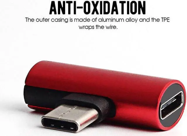 Main image of audio cable earphone charger charges  c-type to type-c earphone adapter of -C converter