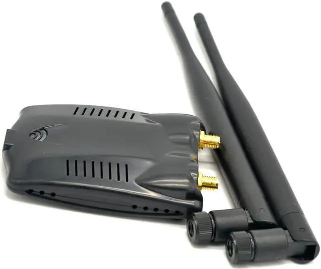 Alt view image 4 of 5 - for Atheros AR9271 802.11 b/g/n 150Mbps USB Wireless WiFi Adapter with 2x 6dBi WiFi Antenna for Windows 7/8/10/Kali Linux