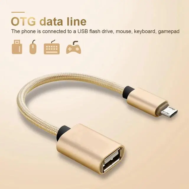Alt view image 4 of 5 - usb cable adapter to OTG  usb connector universal for  usb audio  OTG for  redmi note 5 Tablet Android