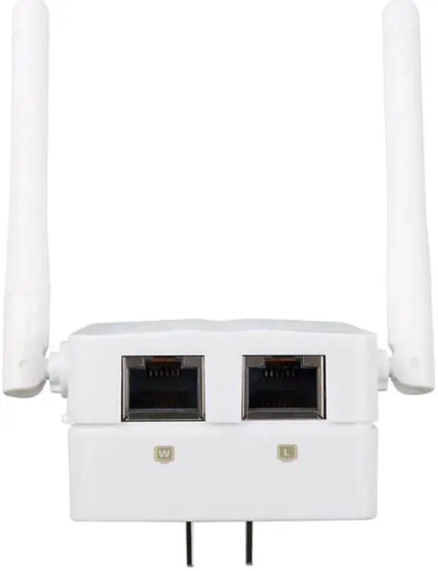 Alt view image 5 of 5 - Mini WiFi Repeater Router 300Mbps WiFi Range Extender Access Point Support WPS Protection with 2 External Antennas