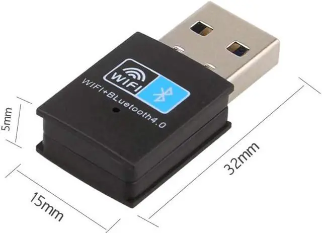 Alt view image 2 of 5 - USB Wifi Bluetooth 4.0 Adapter Dongle, 150M Wireless WiFi Network LAN Card + Bluetooth V4.0 Adapter for Desktop Laptop PC