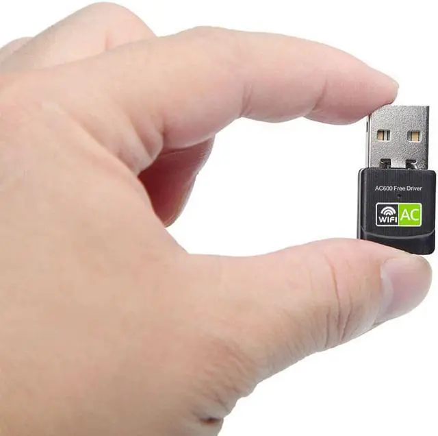Alt view image 3 of 5 - New Version Free Driver 600Mbps Wireless USB Wifi Adapter Receiver 2.4+5 Ghz USB Wifi 802.11n/g/b Network Card For PC