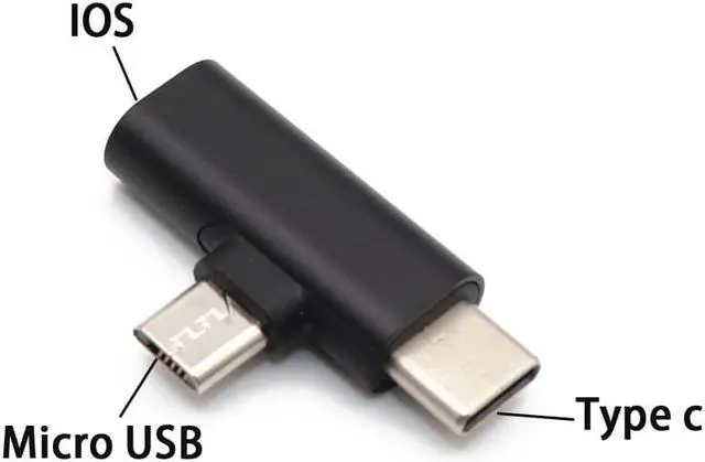 Alt view image 5 of 5 - 8 Pin Female To USB C Type-c micro usb Male Adapter USB Cable Converter Charging Type c Connector Adapter for  for