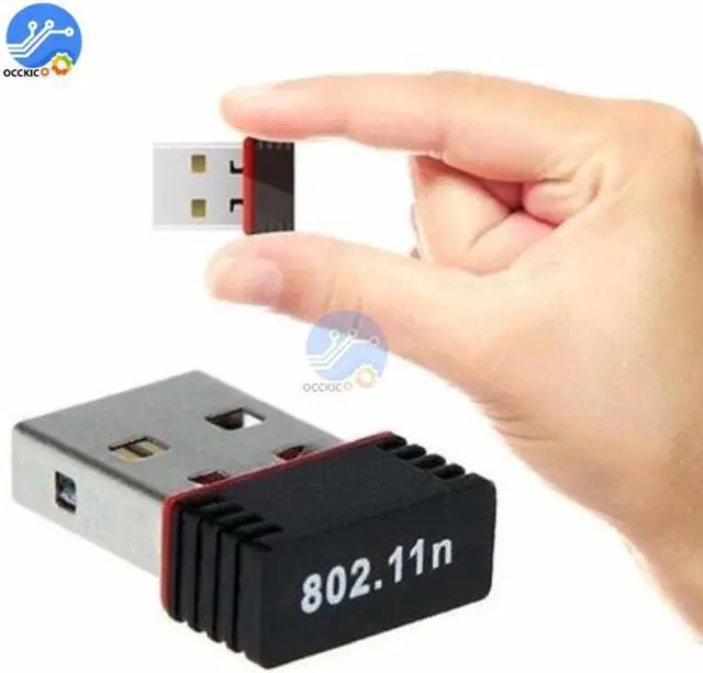 Alt view image 5 of 5 - Adapter MTK7601 150Mbps USB WiFi Adapter 802.11n/g/b IEEE 801.11n  802.11g 802.11b LAN+Antenna for PC Network