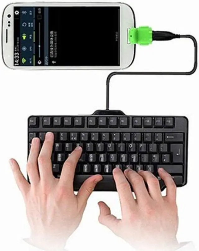 Alt view image 4 of 5 - OTG Robot Conversion Head Usb Tablet Mole Phone U Disk Connection V8 Card Reader Portable Cable USB Adapter TXTB1