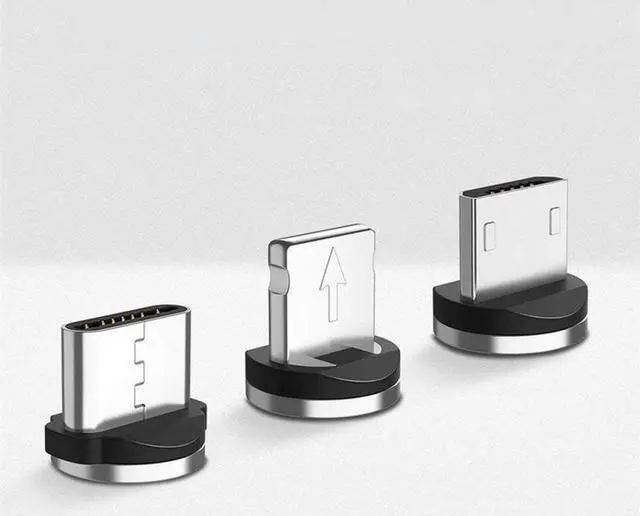 Alt view image 3 of 5 - Tips 360 Degree Rotation Aluminium Alloy Easy Operate Charging Cable Adapter Durable Replacement Parts USB