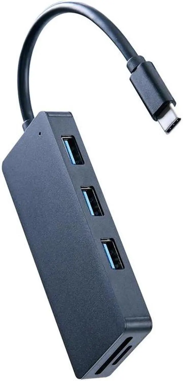 Alt view image 4 of 5 - 5in1 Aluminum Alloy Type C Hub USB 3.0 3 Ports and SD/TF Card Reader Adapter Hub For MacBook For Galaxy Book A30